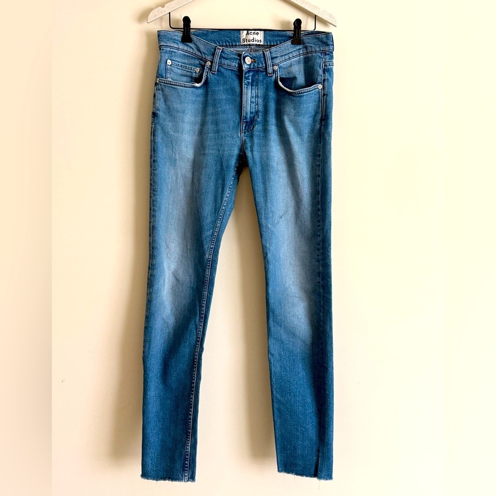 Acne Blue Men Jeans